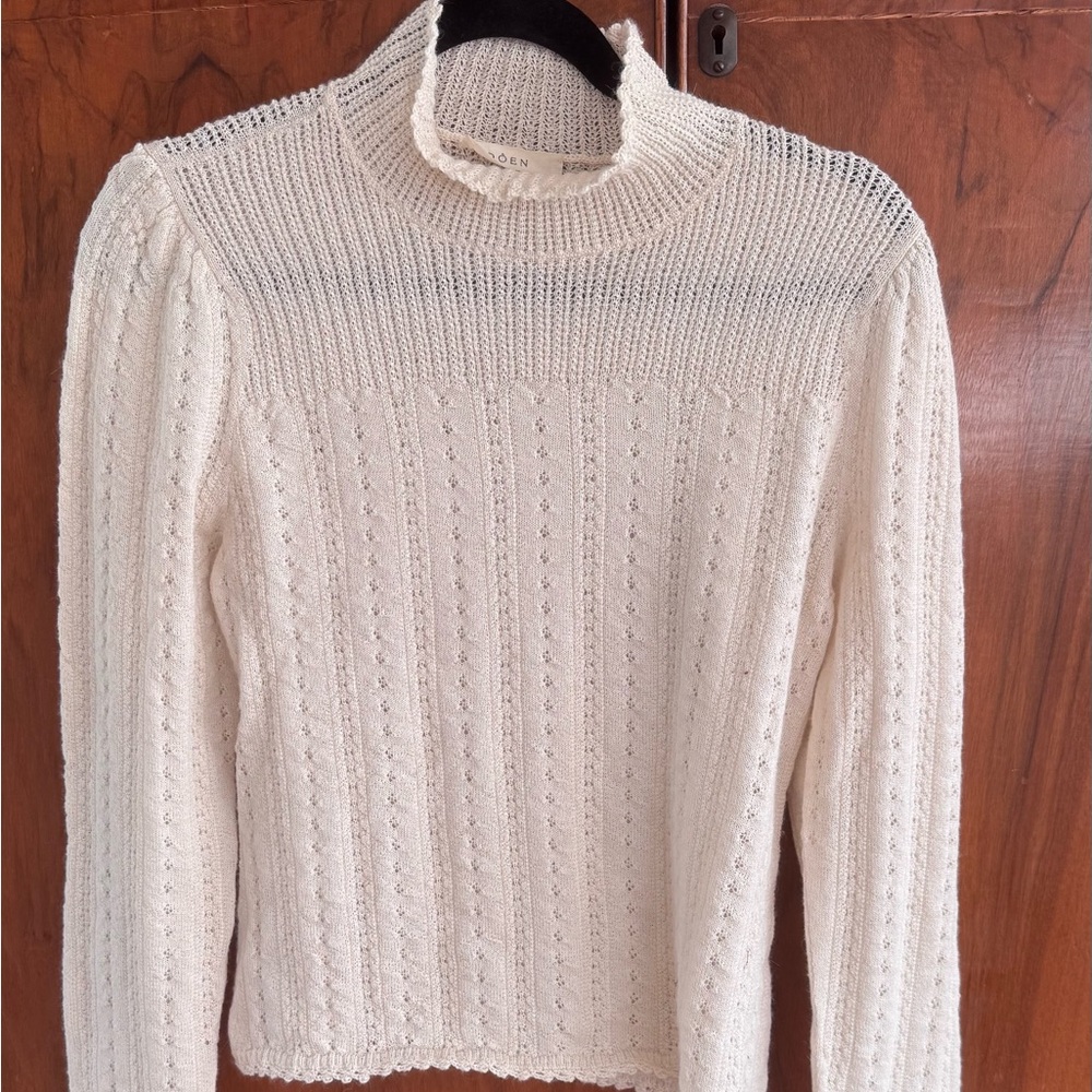 Doen Minou Alpaca Silk Cowl Neck Sweater